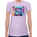 Astronaut Psychedelic | Women short sleeves t-shirt