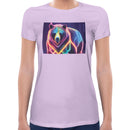 Neon Bear Women Short Sleeves T-shirt