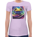 Frog Neon Women Short Sleeves T-shirt
