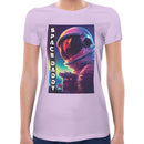 Astronaut Psychedelic | Women short sleeves t-shirt