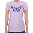 Neon Butterfly Women Short Sleeves T-shirt