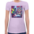 Astronaut Psychedelic | Women short sleeves t-shirt