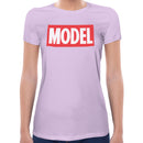 Model Women Short Sleeves T-shirt