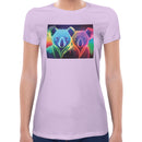 Neon Rainbow Koala Women Short Sleeves T-shirt