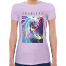 Fearless Neon Tiger Women Short Sleeves T-shirt