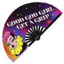 Drag Slangs Bamboo Hand Fan