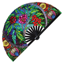 Stained Glass 2 Bamboo Hand Fan