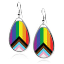 Pride Flag Teardrop Earrings