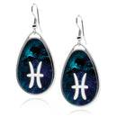 Zodiac Sign Symbols Teardrop earrings
