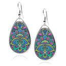 Henna Tattoo Teardrop Earrings