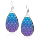 Mermaid Scales Teardrop Earrings