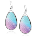 Mermaid Scales 2 Teardrop Earrings