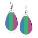 Pride Flag Teardrop Earrings