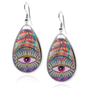 Evil Eye Teardrop Earrings
