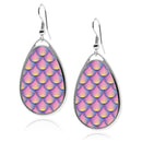 Mermaid Scales 2 Teardrop Earrings