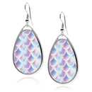 Mermaid Scales Teardrop Earrings