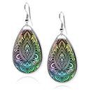 Henna Tattoo Teardrop Earrings