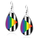 Pride Flag Teardrop Earrings