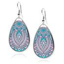 Henna Tattoo Teardrop Earrings