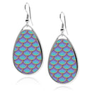 Mermaid Scales 2 Teardrop Earrings
