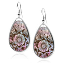 Henna Tattoo Teardrop Earrings