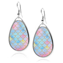 Mermaid Scales Teardrop Earrings
