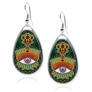 Evil Eye Teardrop Earrings