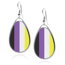 Pride Flag Teardrop Earrings