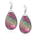 Henna Tattoo Teardrop Earrings