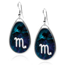 Zodiac Sign Symbols Teardrop earrings