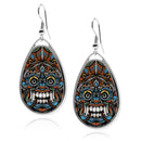 Balinese Barong Mask Teardrop earrings