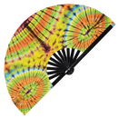 Tie Dyes 2 Bamboo Hand Fan