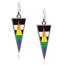 Pride LGBTQ Flag Triangle Earrings