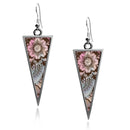 Henna Tattoo Triangle Earrings