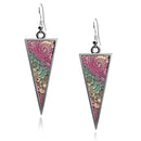 Henna Tattoo Triangle Earrings