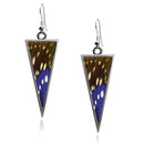 Butterfly wings Triangle earrings