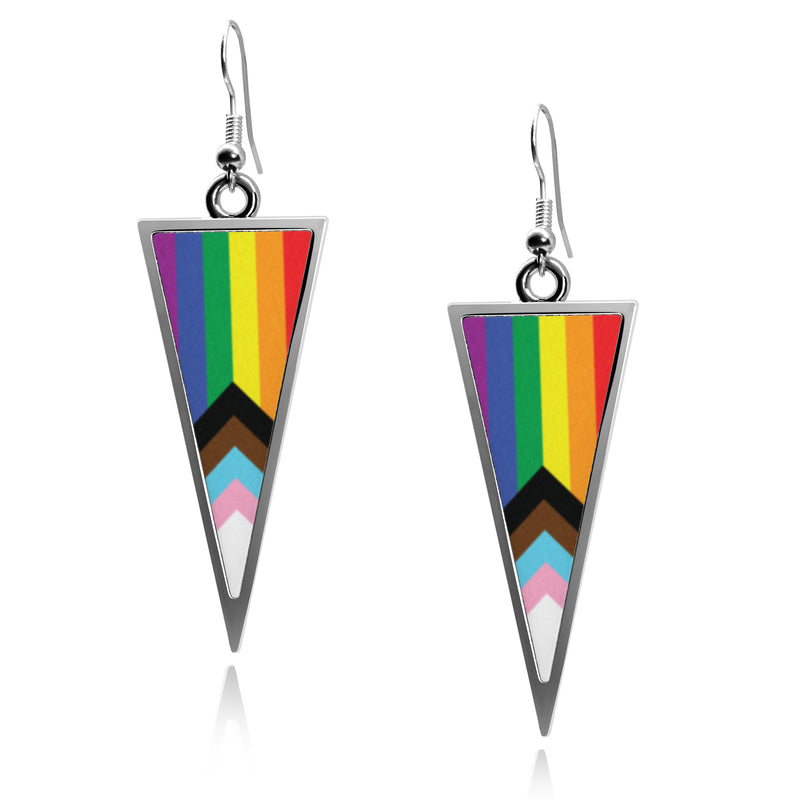 Women's Rainbow Transgender Bisexuals Flag Necklace