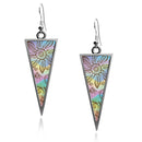 Henna Tattoo Triangle Earrings