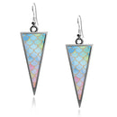 Mermaid Scales Triangle Earrings