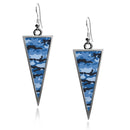 Military Camouflage Triangle Earrings