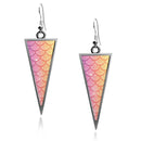 Mermaid Scales Triangle Earrings