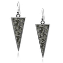 Military Camouflage Triangle Earrings