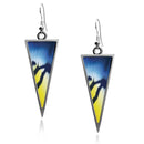Butterfly wings Triangle earrings