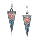 Henna Tattoo Triangle Earrings