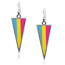 Pride LGBTQ Flag Triangle Earrings