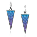 Mermaid Scales Triangle Earrings