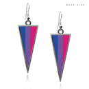Pride LGBTQ Flag Triangle Earrings