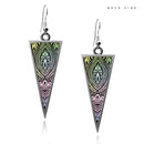 Henna Tattoo Triangle Earrings