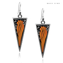 Butterfly wings Triangle earrings