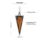 Butterfly wings Triangle earrings